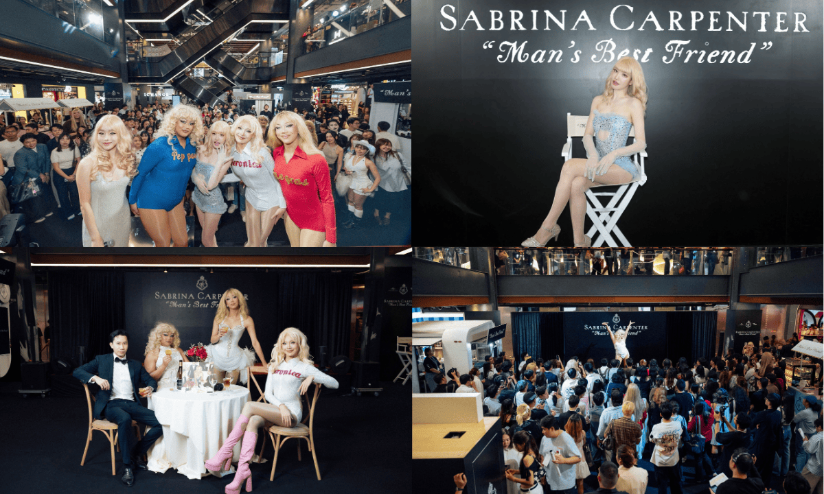 ยิ่งใหญ่เกินใคร! ฉลองอัลบั้มใหม่ Man’s Best Friend ของ Sabrina Carpenter ใจกลางสยามเซ็นเตอร์