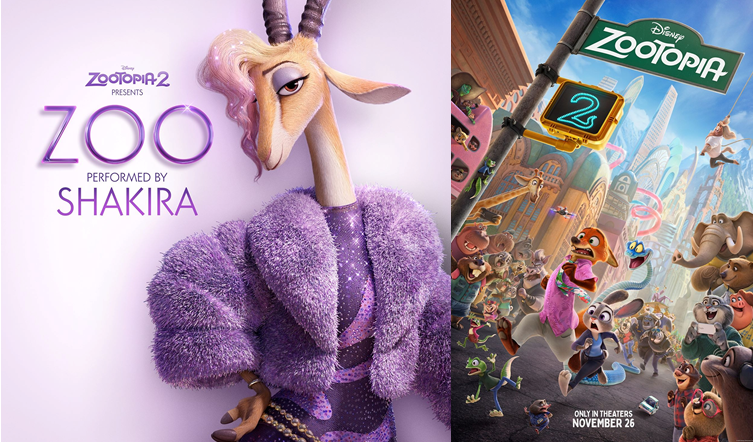 Shakira ชวนโยกย้ายส่ายสะโพกกับ “Zoo” ได้ Ed Sheeran ร่วมแต่งเพลงประกอบ Zootopia 2