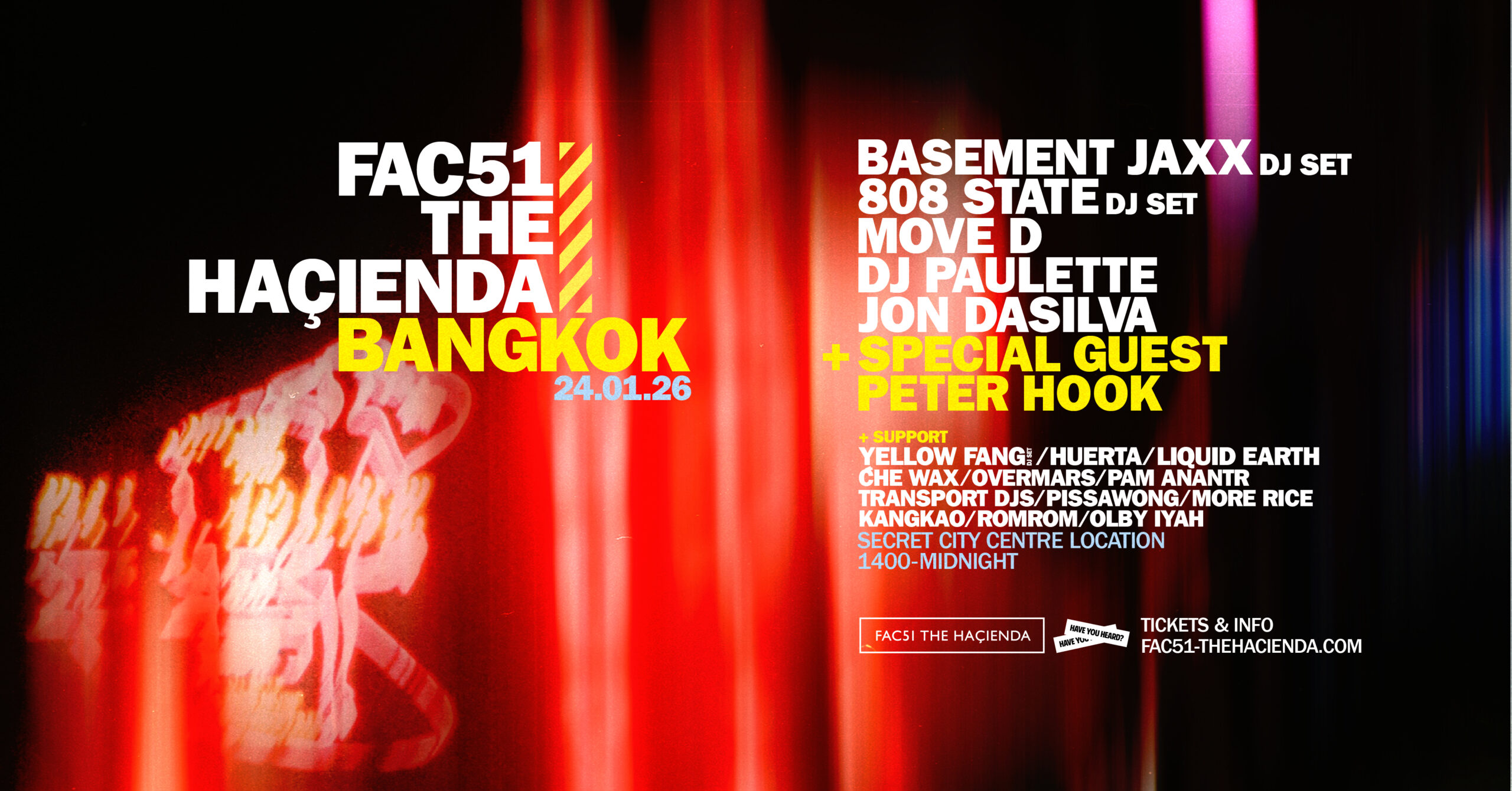 คลับในตำนาน FAC51 The Haçienda กลับมาเยือนกรุงเทพฯ อีกครั้ง ม.ค. 2026 นี้