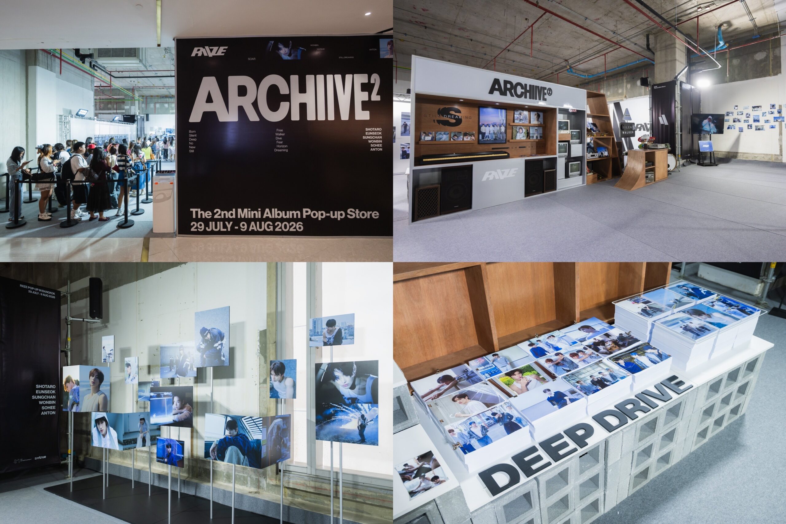 RIIZE POP-UP [ARCHIIVE²] in BANGKOK เปิดให้เข้าชมจนถึงวันที่ 9 สิงหาคมนี้ ณ สยามพารากอน